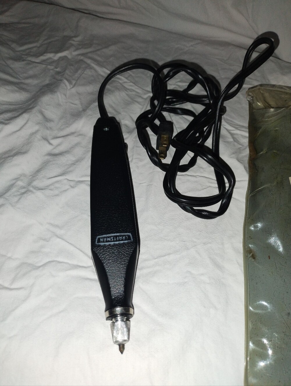 Vintage Craftsman 9 4296 Electric Engraver Tool Crafting Woodworking Engraving
